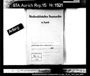 Die politischen oder Bürger-Vereine in Ostfriesland und ihre Statuten