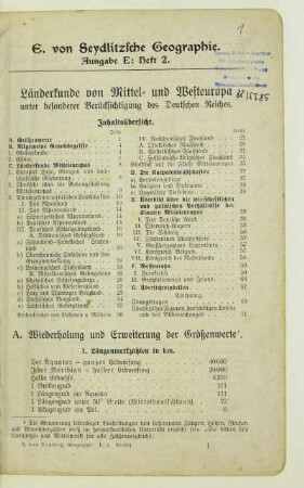 A. Wiederholung und Erweiterung der Größenwerte