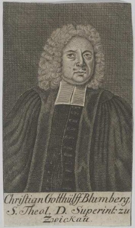 Bildnis des Christian Gotthülff Blumberg
