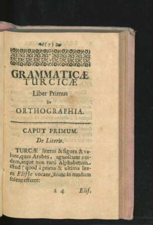 Liber Primus. De Orthographia.
