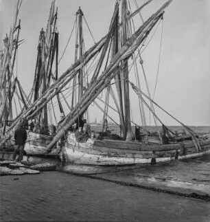 Fischerboote : Fischerboote ankern im Hafen von Port Said