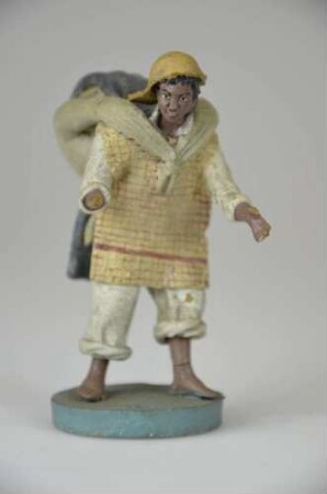 Genrefigur "Mann mit Fass auf dem Rücken"