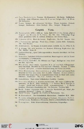 Graphik, Varia (Nr.568-584)