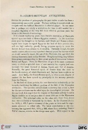 Progress of Egyptology, [2]: Greco-Egyptian Antiquities