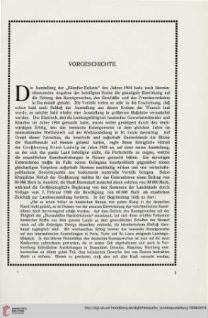 Vorgeschichte