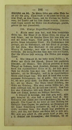 199. Einige Begriffserklärungen
