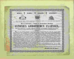 Claessen, Antonius Godofredus