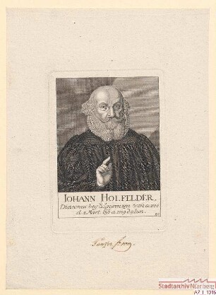 Johann Holfelder, Diakon bei St. Lorenz
