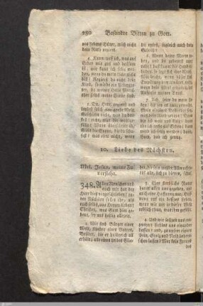 10. Liebe des Nächsten.
