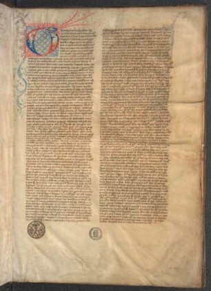 Werner Rolevinck: Fasciculus temporum omnes antiquorum chronicas complectens (Kaiserreihe bis Heinrich II., Papstreihe bis Alexander II.)