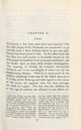 Chapter II. Dress