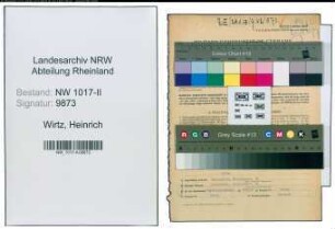 Entnazifizierung Heinrich Wirtz , geb. 17.02.1897 (Steuerberater)