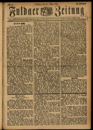Ausgabe vom Dienstag, den 21. März 1893.