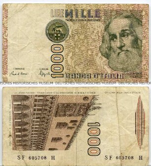 Italien, 1.000 Lire
