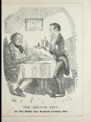 The British pint; or, The Bottle that Requires Looking Into