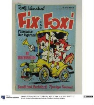 Fix und Foxi. 22. Jahrgang, Band 14
