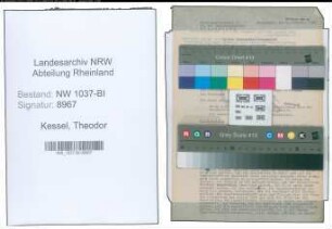 Entnazifizierung Theodor Kessel , geb. 15.02.1902 (Landwirt)