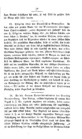 Pilgrim über die Preußischen Gymnasien