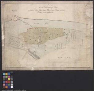 Situationsplan der Schleuse bei Dürrenberg