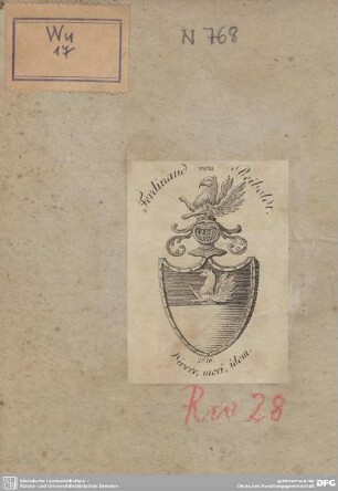 Exlibris: Ferdinand von Reiboldt