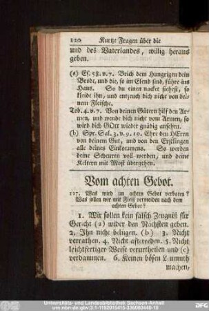 Vom achten Gebot.
