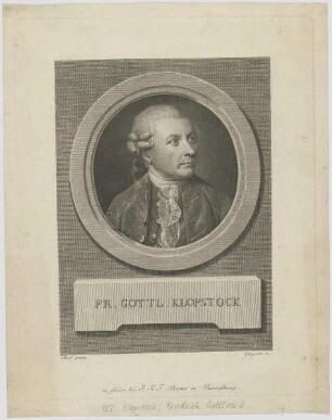Bildnis des Fr. Gottl. Klopstock