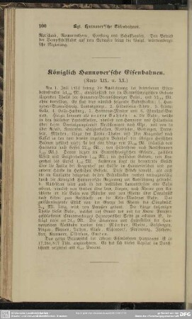 Königlich Hannover'scher Eisenbahnen