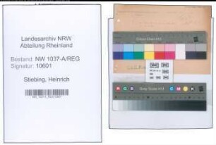 Entnazifizierung Heinrich Stiebing , geb. 27.07.1912 (Kriminalassistent)