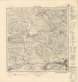 1623 (alte Nr.: 358) Owschlag, Meßtischblatt (4cm - Karte)