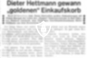 [Name maskiert] gewann "goldenen" Einkaufskorb