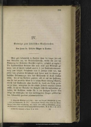 Abhandlungen und Rechtsfälle