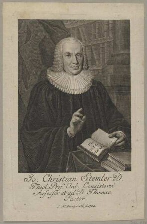 Bildnis des Jo. Christian Stemler