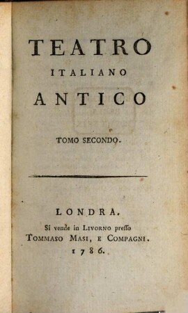 Teatro Italiano Antico, 2