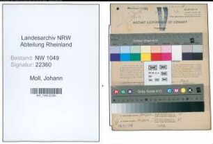 Entnazifizierung Johann Moll , geb. 19.07.1891 (Lokfuehrer)