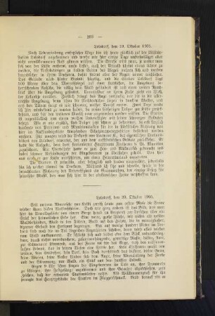 Lolodorf, den 19. Oktober 1905.