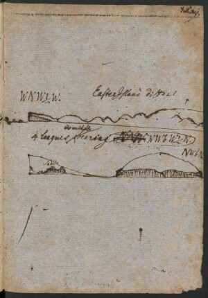 Easter Island - profile sketch (March 12th, 1774)