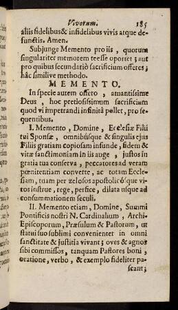 185-204, Praxis faciendi Memento