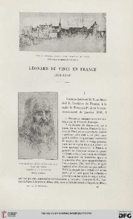 4. Pér. 15.1919: Léonard de Vinci en France 1516 - 1519