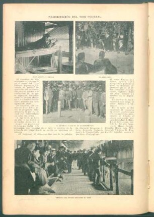 Inauguración del Tiro Federal