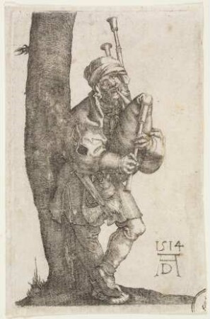 Der Dudelsackpfeifer