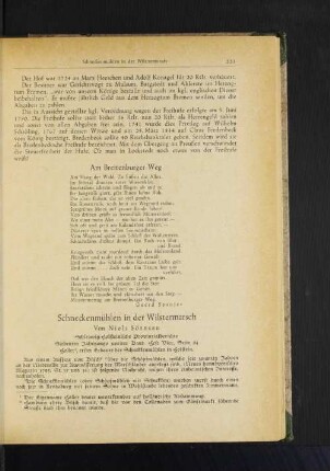 Schneckenmühlen in der Wilstermarsch