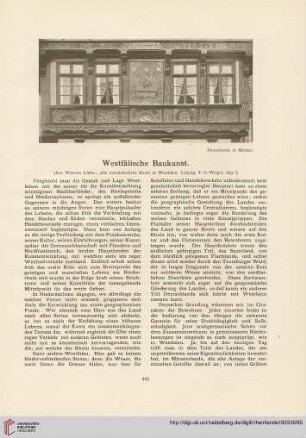 Westfälische Baukunst