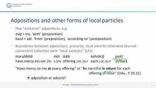 Avestan – Morphosyntactic structures, Part 1: Noun phrase, adpositional phrase, preverbs