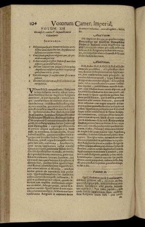 Votum XIII.