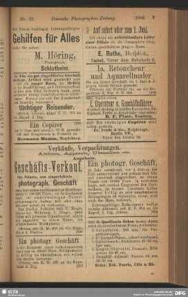 Verkäufe, Verpachtungen