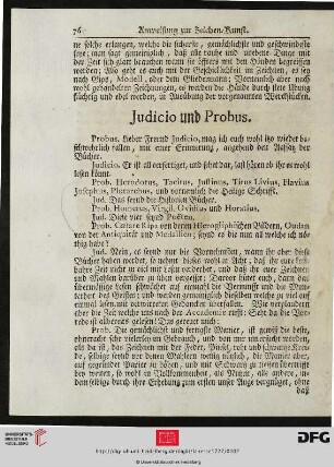 Judicio und Probus.