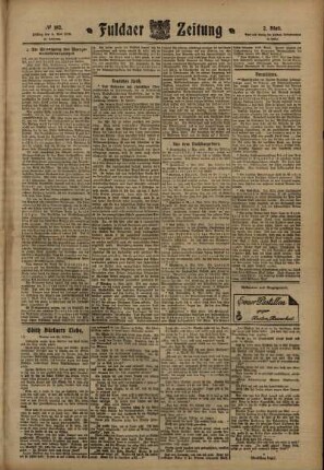 Zweite Ausgabe vom Freitag, den 06. Mai 1910.