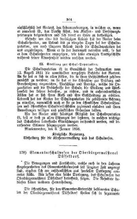 Elementarschulwesen der Oberbürgermeisterei Düsseldorf : [IV. Elementarschulwesen]