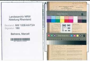 Entnazifizierung Marcell Behrens , geb. 11.01.1891 (Arzt)