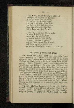 181. Abfall Heinrichs des Löwen.